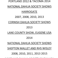 Mixed Displays, Floral Designs and Exhibits